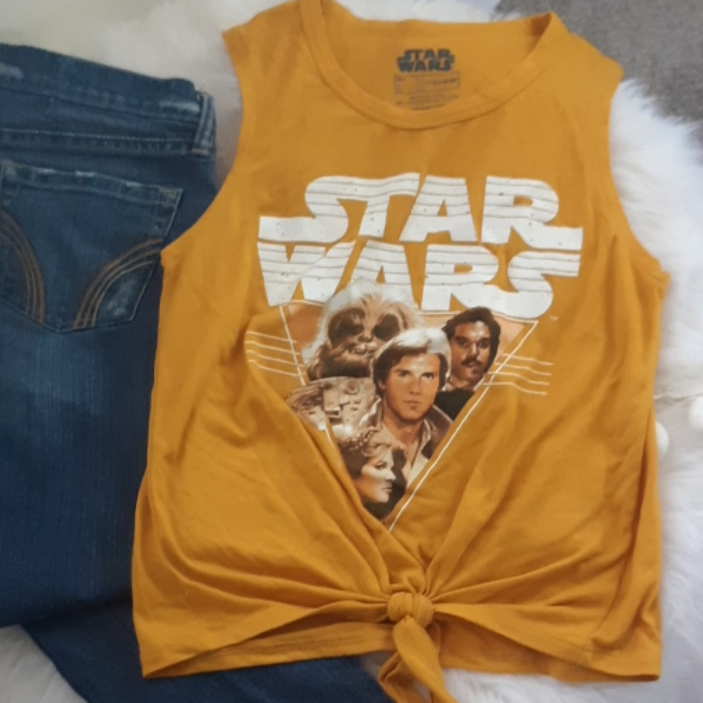 3 for $15 Star wars front tie shirt